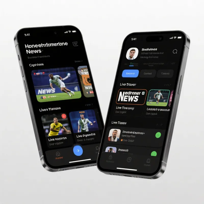 满冠体育 APP 界面展示